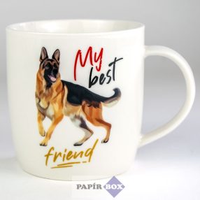 40. My best friend bögre, Német juhászkutya