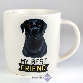 45. My best friend bögre, Labrador, fekete