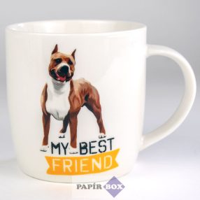 47. My best friend bögre, Amerikai staffordshire terrier