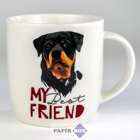 48. My best friend bögre, Rottweiler