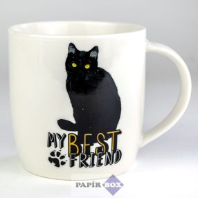 52. My best friend bögre, Fekete macska 1.