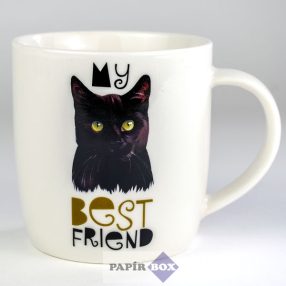 53. My best friend bögre, Fekete macska 2.