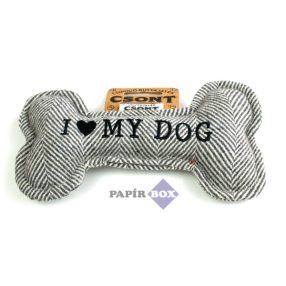 02. Csont-kutyajáték, I love my Dog, szürke