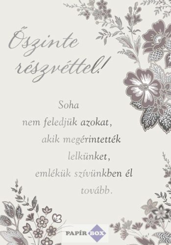 Képeslap, Részvét, Emlékük szívünkben él...