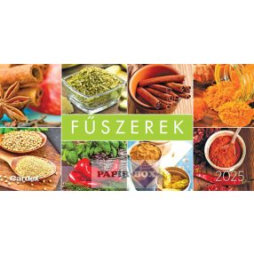Asztali naptár, 2025. Fűszerek