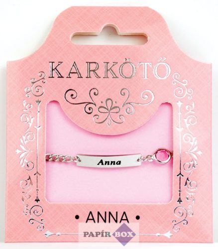 01. Névre szóló karkötő, Anna