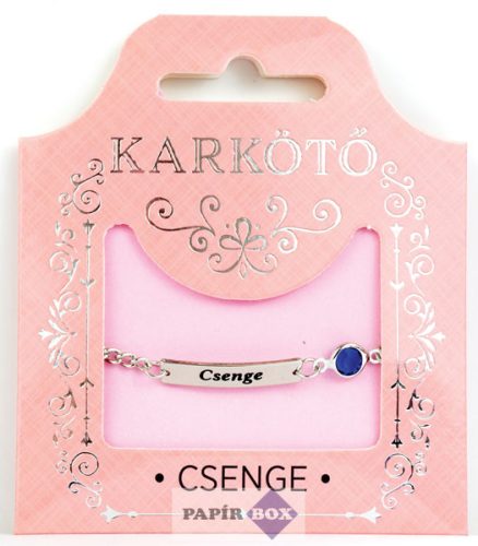 03. Névre szóló karkötő, Csenge