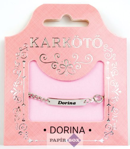 04. Névre szóló karkötő, Dorina
