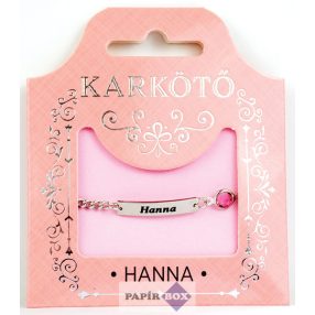 09. Névre szóló karkötő, Hanna