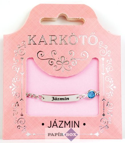 10. Névre szóló karkötő, Jázmin