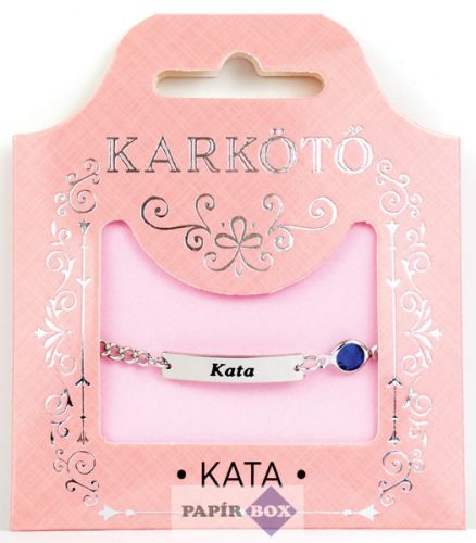 11. Névre szóló karkötő, Kata