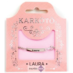 12. Névre szóló karkötő, Laura