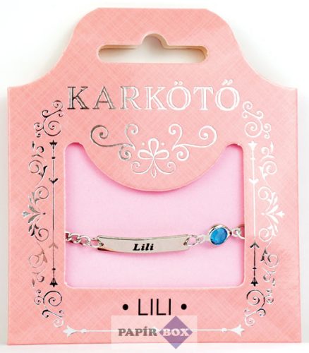 14. Névre szóló karkötő, Lili