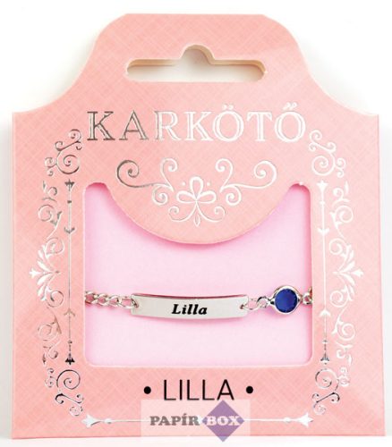 15. Névre szóló karkötő, Lilla