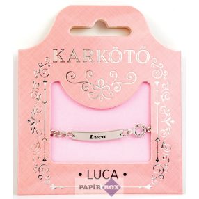 16. Névre szóló karkötő, Luca