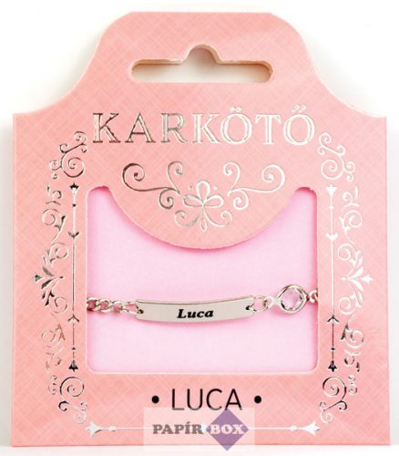 16. Névre szóló karkötő, Luca