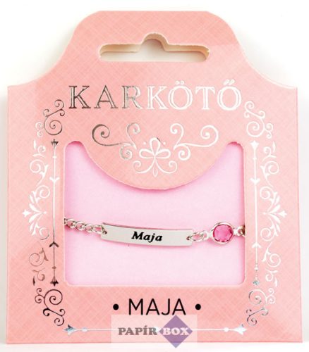 17. Névre szóló karkötő, Maja