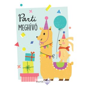 Parti meghívó - Nyuszi a lámán