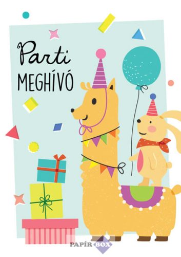 Parti meghívó - Nyuszi a lámán