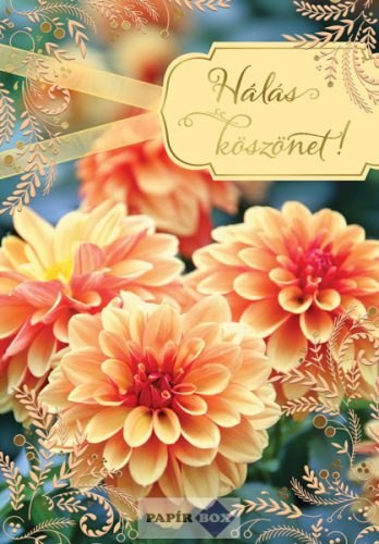 Képeslap, Hálás köszönet!, Dália