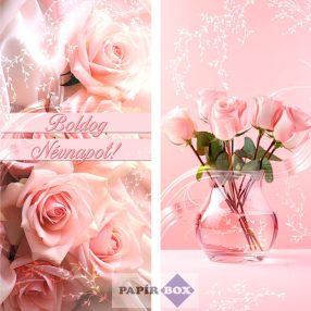 3D-s képeslap, Névnapos, Rózsa