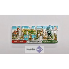 Hűtőmágnes, Budapest felirat