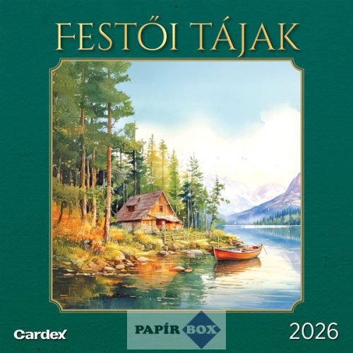 Falinaptár 2026. Festői tájak