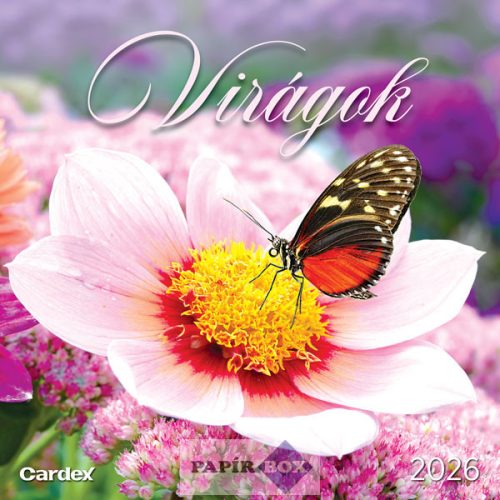 Falinaptár 2026. Virágok