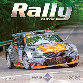 Falinaptár 2026. Rally autók