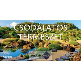 Asztali naptár, 2026. Csodálatos természet