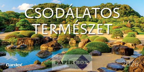 Asztali naptár, 2026. Csodálatos természet