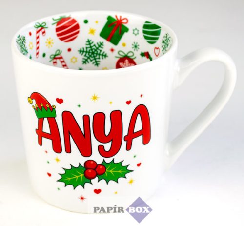 01. Lifestyle karácsonyi bögre, Anya