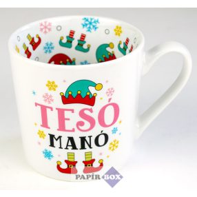 03. Lifestyle karácsonyi bögre, Tesó Manó, lány