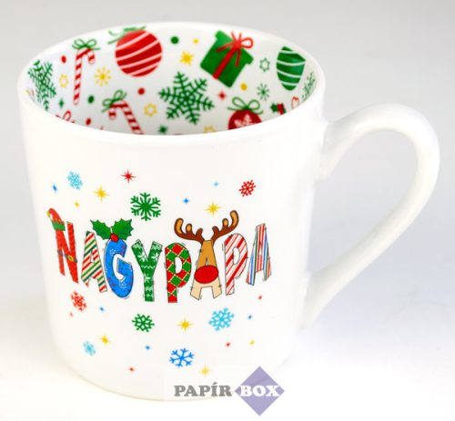 06. Lifestyle karácsonyi bögre, Nagypapa