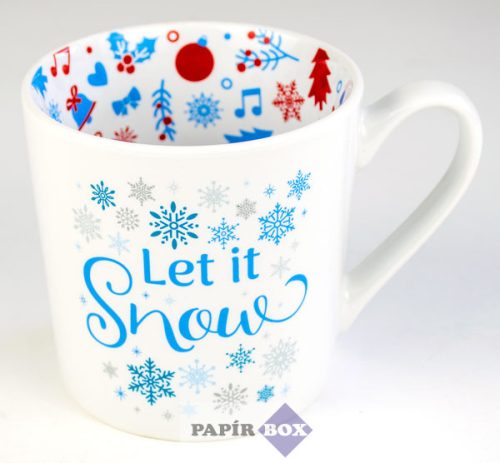 11. Lifestyle karácsonyi bögre, Let it snow