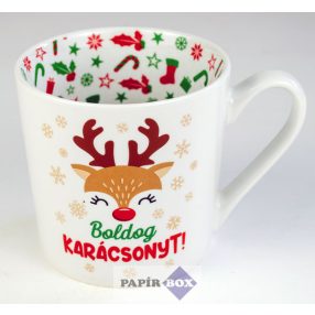  15. Lifestyle karácsonyi bögre, Rénszarvas