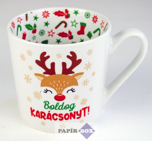  15. Lifestyle karácsonyi bögre, Rénszarvas