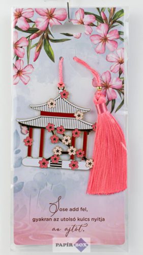 01. Fémcsipke könyvjelző, Pagoda