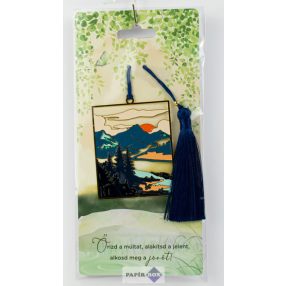 03. Fémcsipke könyvjelző, Naplemente