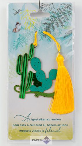 05. Fémcsipke könyvjelző, Kaktuszok