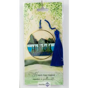 07. Fémcsipke könyvjelző, Tópart