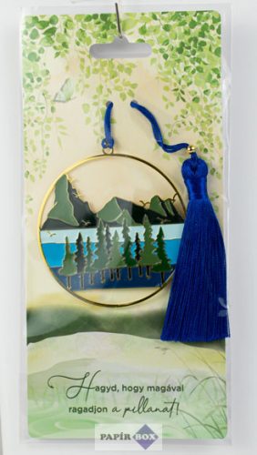 07. Fémcsipke könyvjelző, Tópart