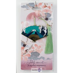 15. Fémcsipke könyvjelző, Legyező