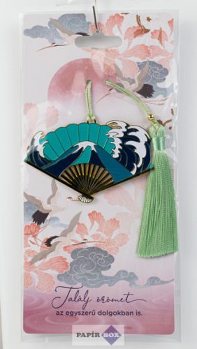 15. Fémcsipke könyvjelző, Legyező