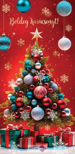Képeslap, Karácsony, Pompás karácsony