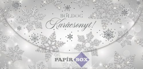 Díszboríték, Karácsony, Ezüst csillagok