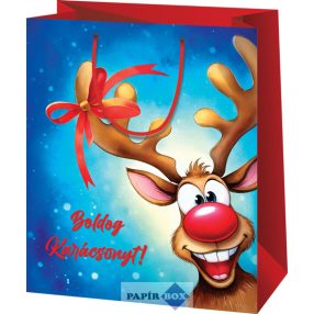 Dísztasak, nagy, karácsonyi, Rudolf