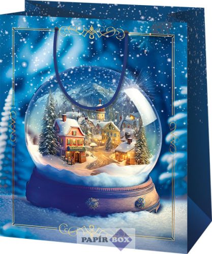 Dísztasak, nagy, karácsonyi, Óriás hógömb