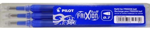 Rollertoll betét, 0,35 mm, törölhető, PILOT "Frixion Ball/Clicker", kék