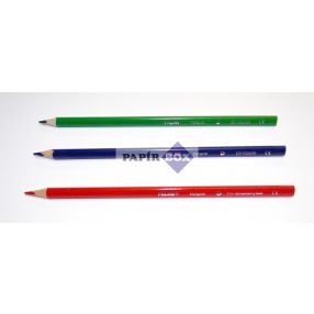   Színes ceruza szóló, háromszögletű (piros, kék, zöld)